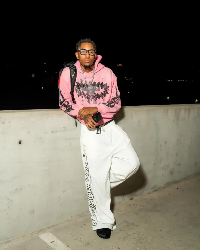 Angelic motion Coral "Signature" Hoodie