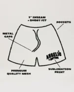 Angelic motion "Ink" Shorts