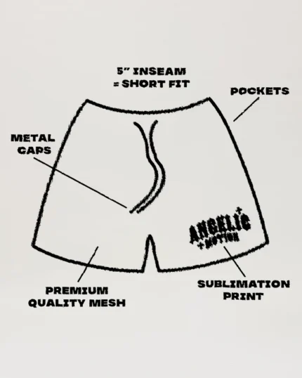 Angelic motion "Ink" Shorts