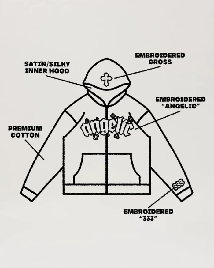 Angelic motion "Onyx" Zipup