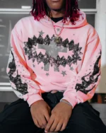 Angelic motion Coral "Signature" Hoodie