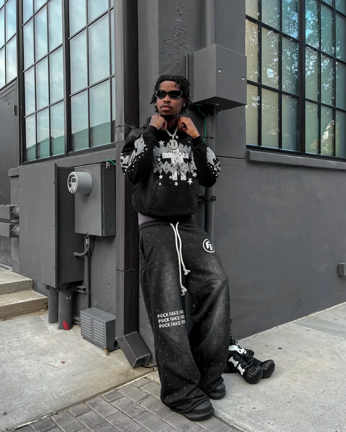 Angelic motion Charcoal "Signature" Hoodie